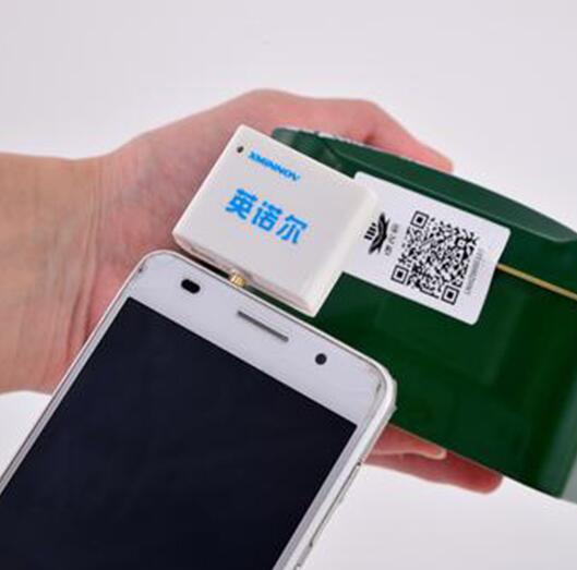 HF ISO14443A NFC lector de bolsillo lector de audio jack lector RFID personalizado