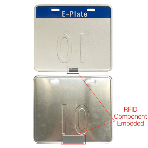 RD170162G-001의 UHF 오토바이 면허 RFID 성분 Embeded E-Plate 꼬리표
