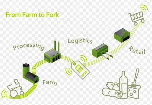 Технология RFID используется для отслеживания безопасности пищевых продуктов