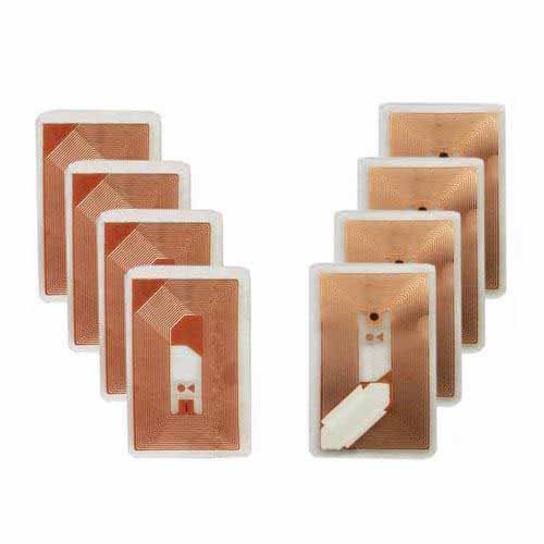 HP150124A RFID Copper Antenna Transparent PET ISO15693 NFC Maliit na Tag Sticker