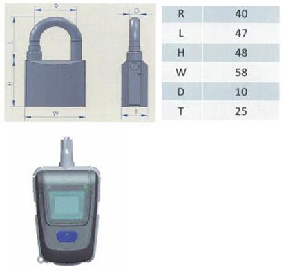 Key Managed Passive NFC hook lock