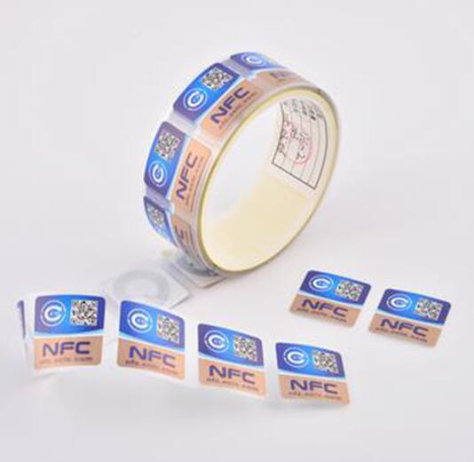HF one time disposable anti-fake label tag HF nfc security label sticker for anti-counterfeiting system