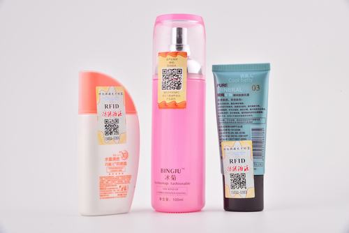 射频识别Beauty Tag Anti Tamper Sticker In Cosmetics Industry