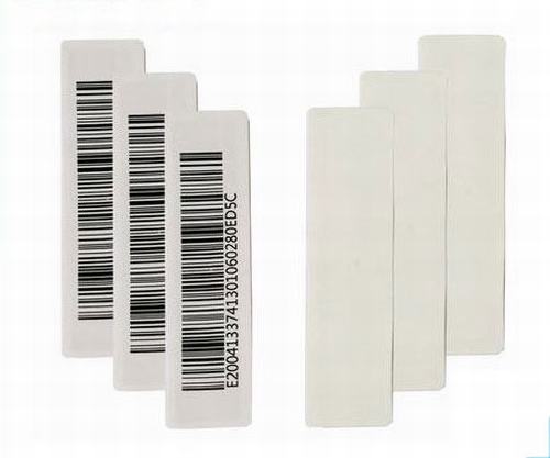 RFID brand label with customized Barcode Printing