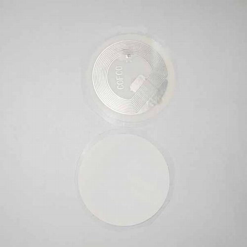 HY200126A D30mm NTAG213 NFC Thẻ có thể in c để theo dõi sách thư vin