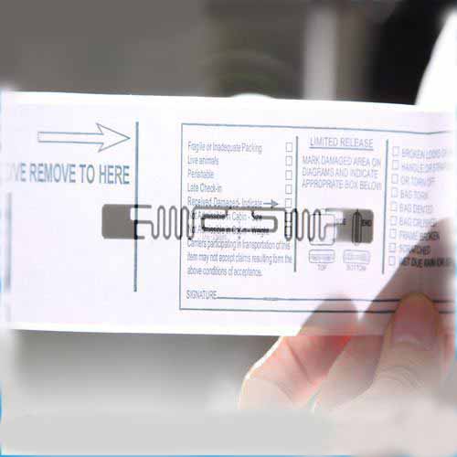 RFID Luggage tracking UHF Label Airport Luggage Tag