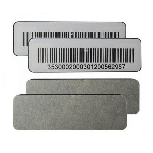 UP130070E Anti-metal Soft Foam UHF Printable Coated Paper Tag for Asset Management