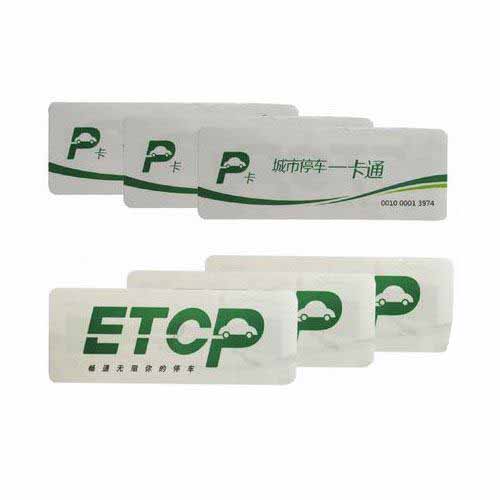 ETC停车系统的防伪RFID挡风玻璃标签
