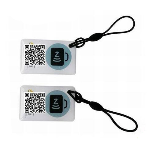 HP160008A Customized Personalized RFID hanging Label Coin KeyFob Tag