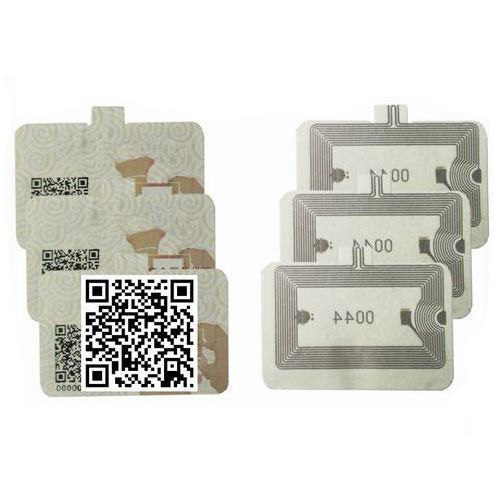 tea tracking sticker label with trace leg-HY130071F