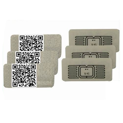 HP140172A铝制40x19mm RFID脆性标签标签